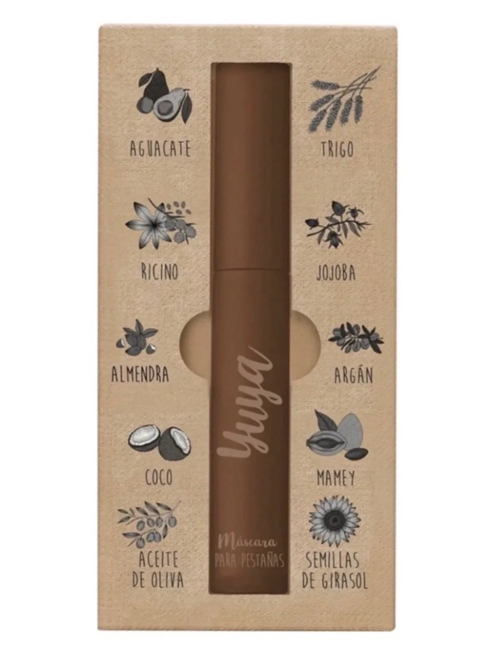 Yuya Eye Lash Mascara 10 Oils, Brown